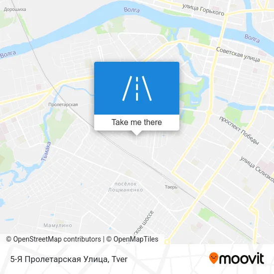 5-Я Пролетарская Улица map