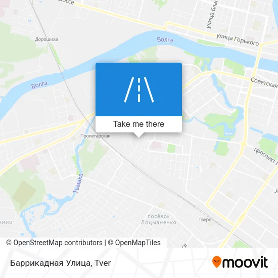 Баррикадная Улица map