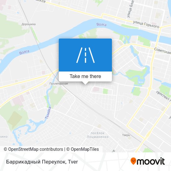 Баррикадный Переулок map