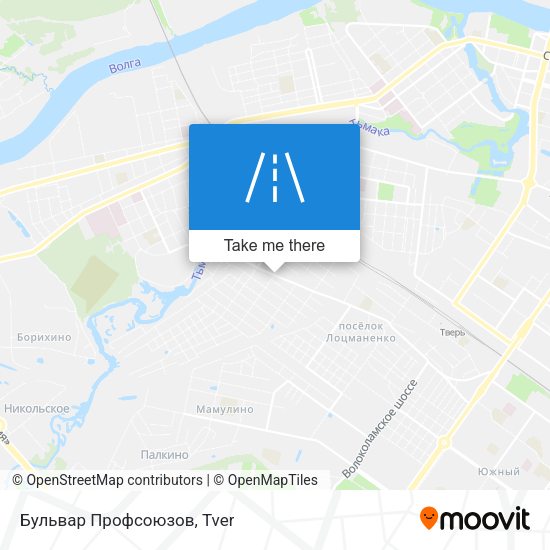 Бульвар Профсоюзов map
