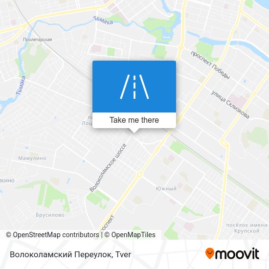 Волоколамский Переулок map