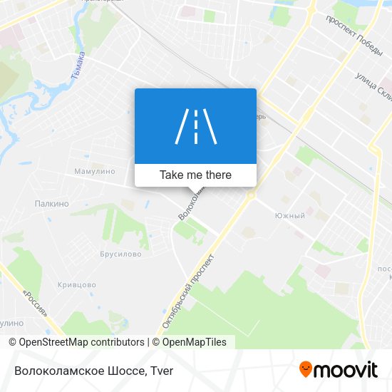 Волоколамское Шоссе map