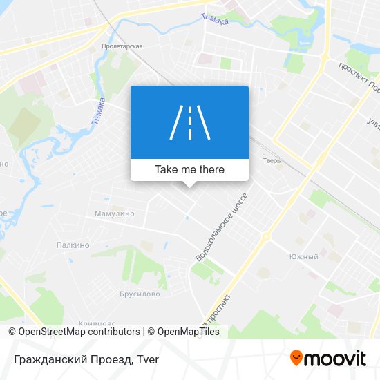 Гражданский Проезд map