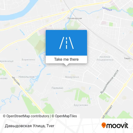Давыдовская Улица map