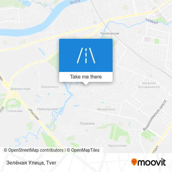 Зелёная Улица map