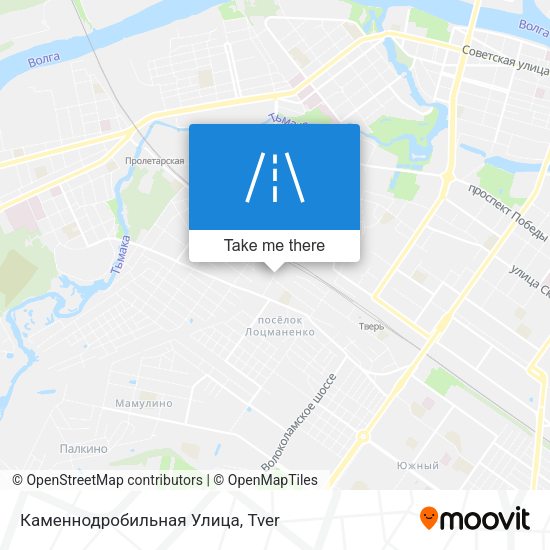 Каменнодробильная Улица map