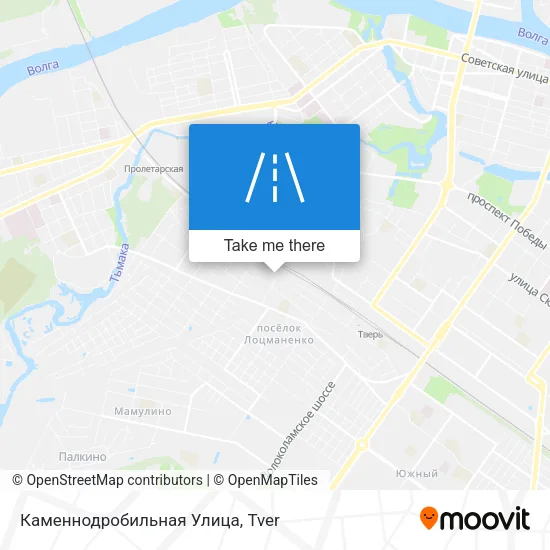 Каменнодробильная Улица map