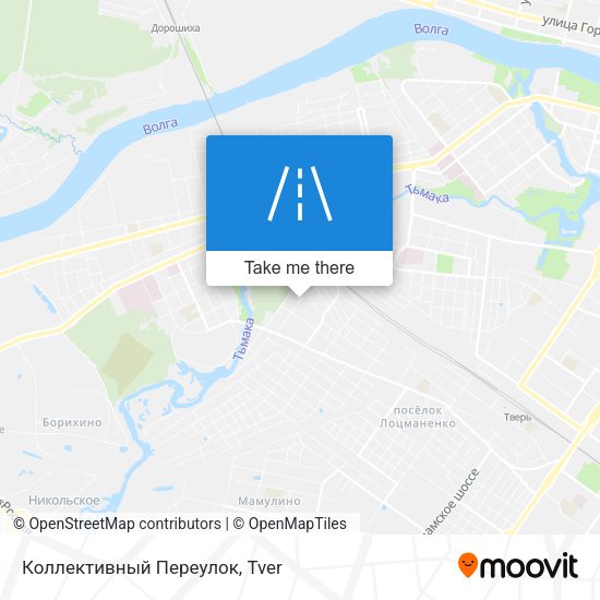 Коллективный Переулок map
