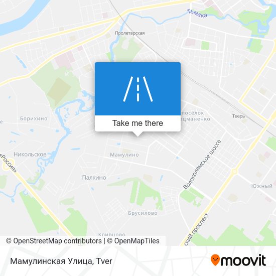 Мамулинская Улица map