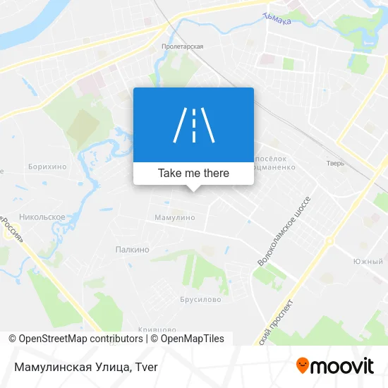 Мамулинская Улица map