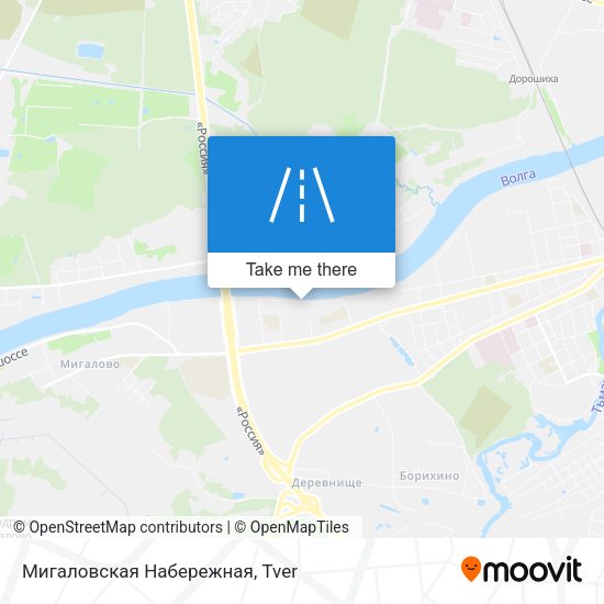 Мигаловская Набережная map
