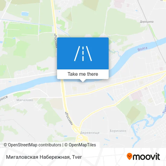 Мигаловская Набережная map