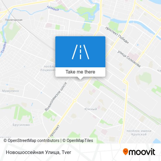 Новошоссейная Улица map