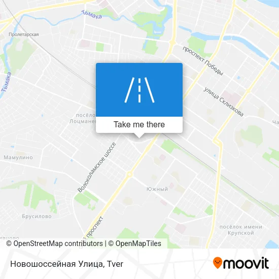Новошоссейная Улица map