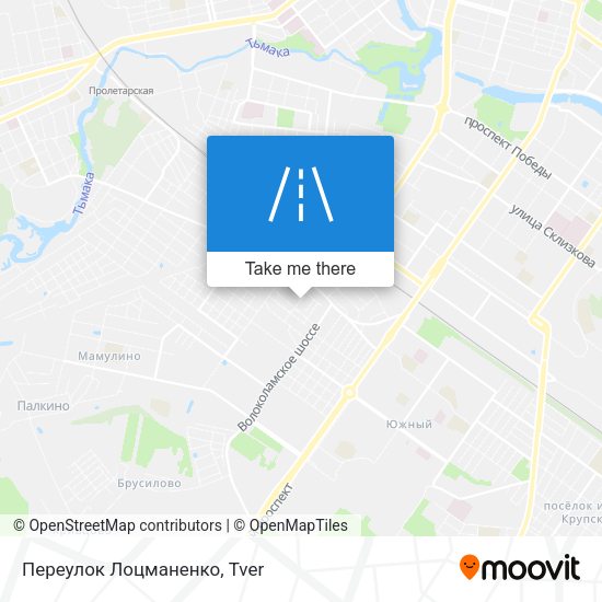 Переулок Лоцманенко map