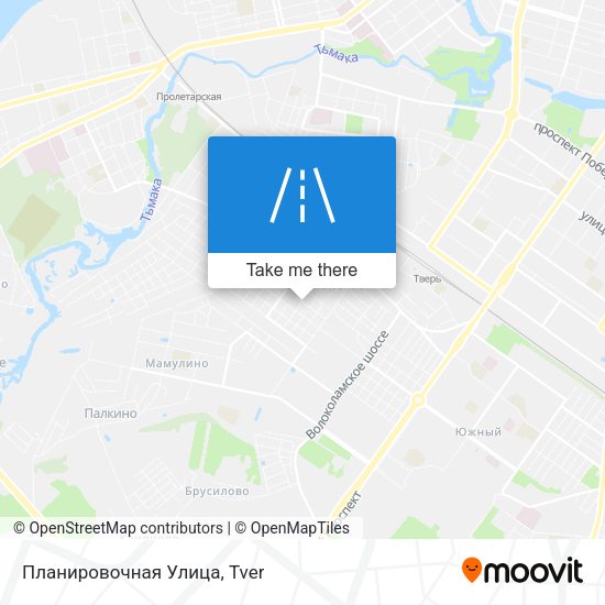 Планировочная Улица map