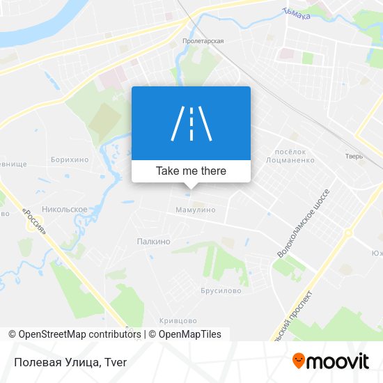 Полевая Улица map