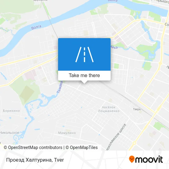 Проезд Халтурина map