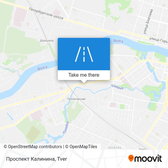 Проспект Калинина map
