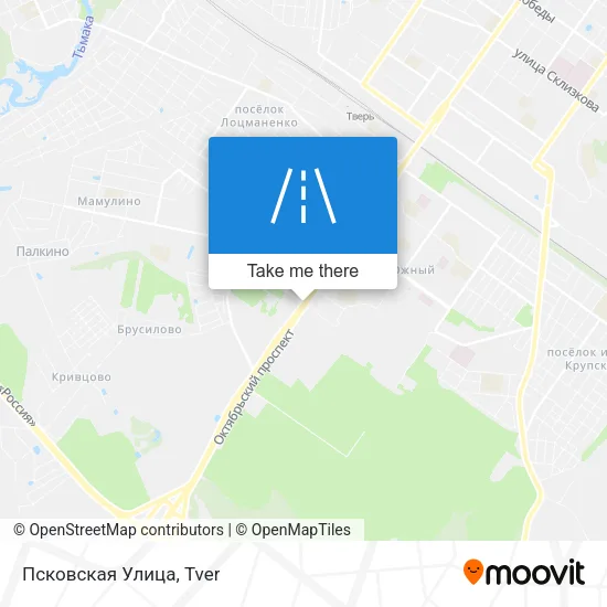 Псковская Улица map