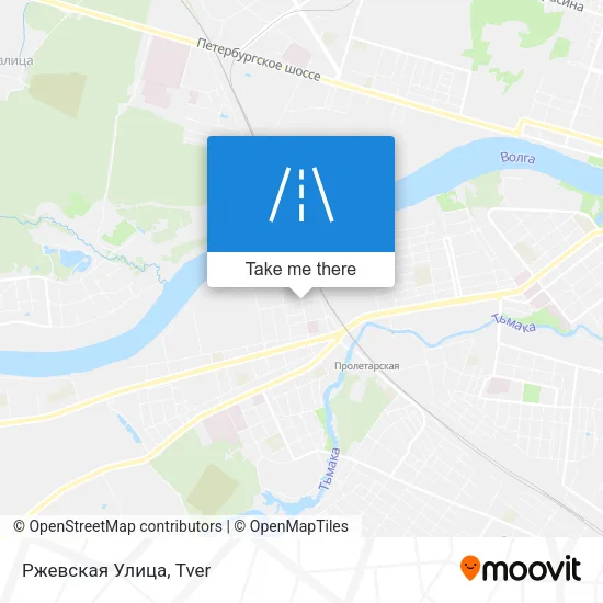 Ржевская Улица map