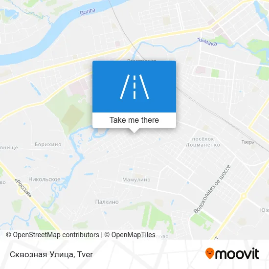 Сквозная Улица map