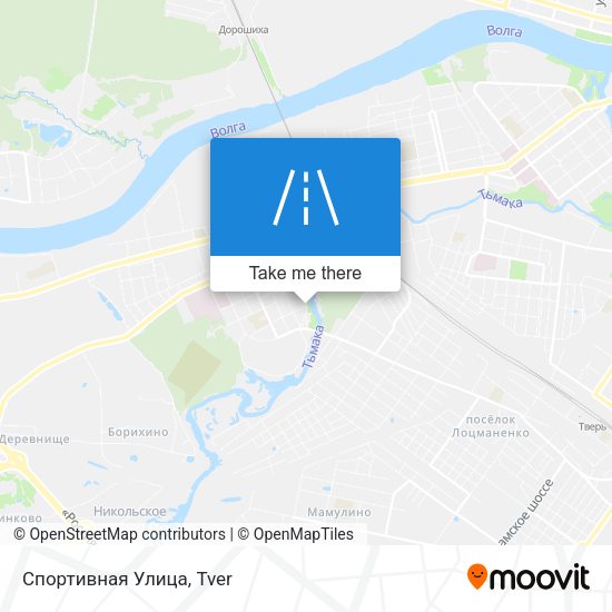 Спортивная Улица map