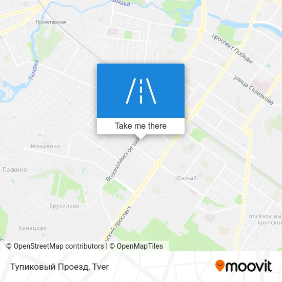 Тупиковый Проезд map