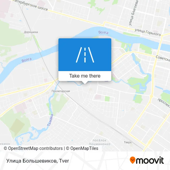 Улица Большевиков map