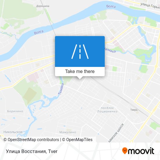 Улица Восстания map