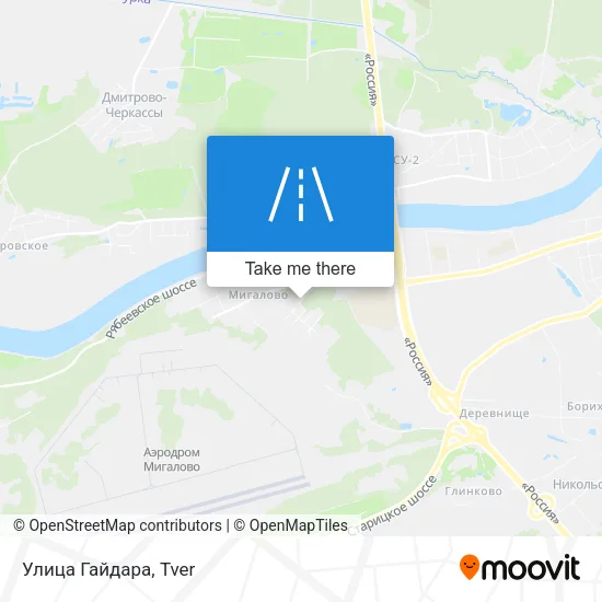 Улица Гайдара map