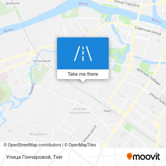 Улица Гончаровой map