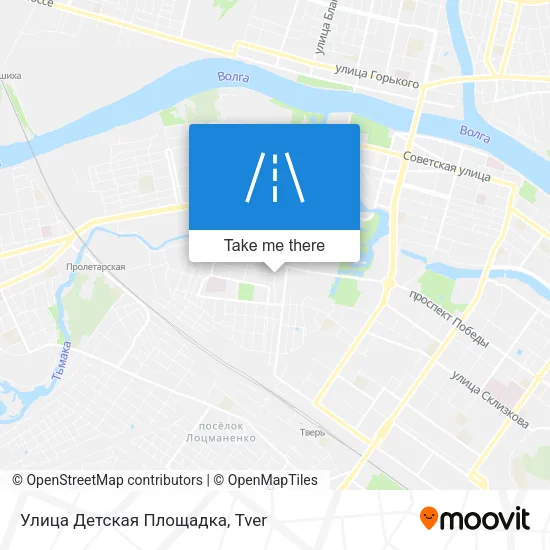 Улица Детская Площадка map