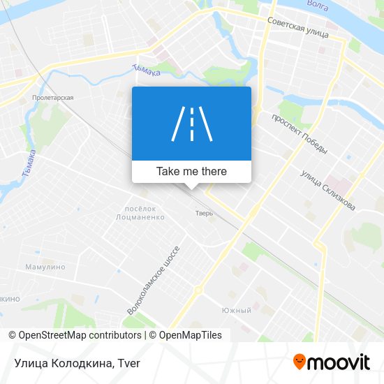 Улица Колодкина map