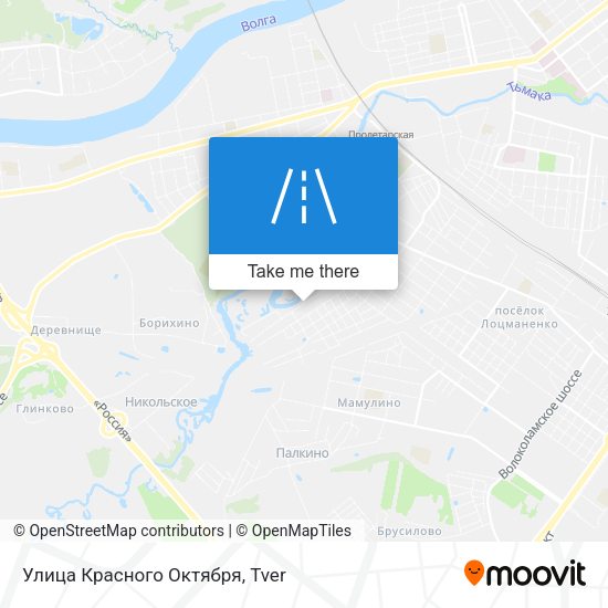 Улица Красного Октября map