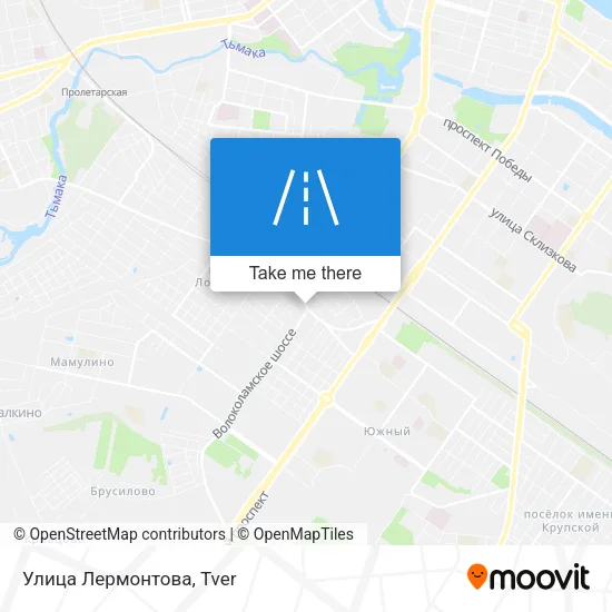 Улица Лермонтова map