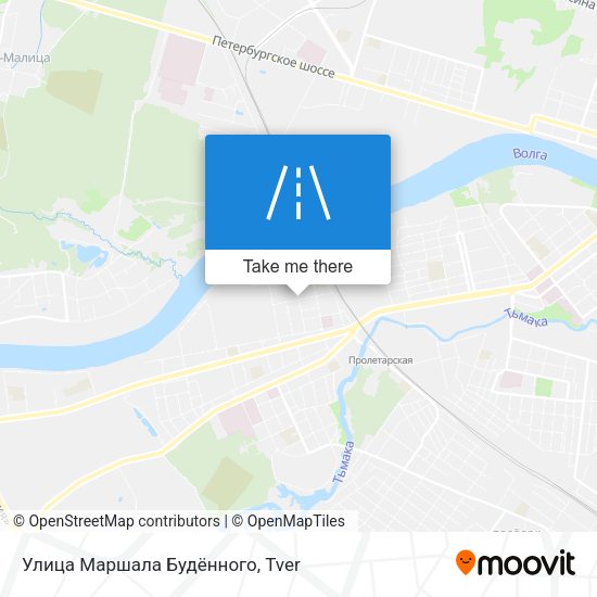 Улица Маршала Будённого map