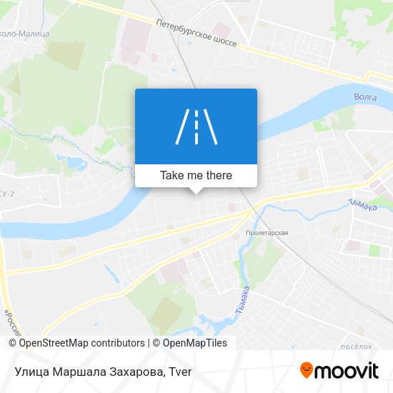 Улица Маршала Захарова map