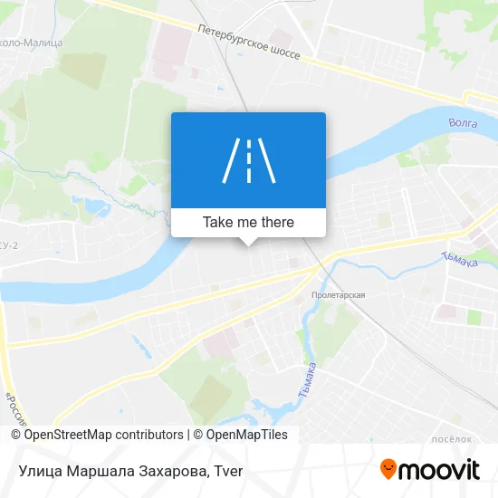 Улица Маршала Захарова map