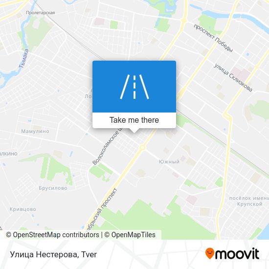Улица Нестерова map