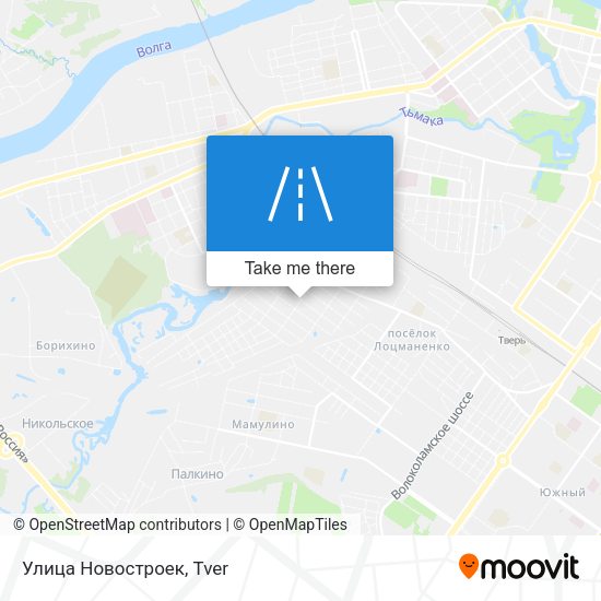 Улица Новостроек map