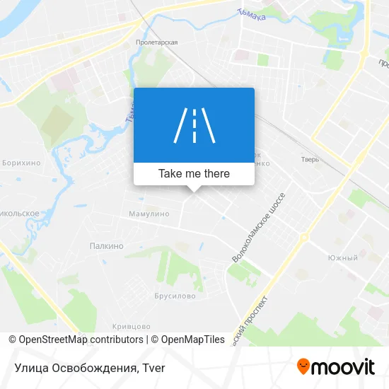 Улица Освобождения map
