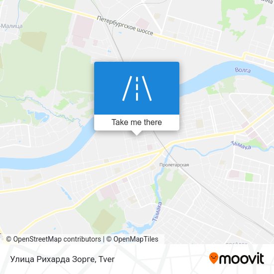 Улица Рихарда Зорге map