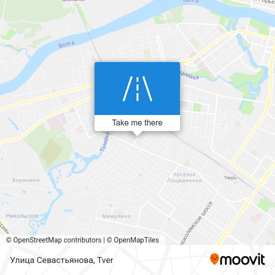 Улица Севастьянова map