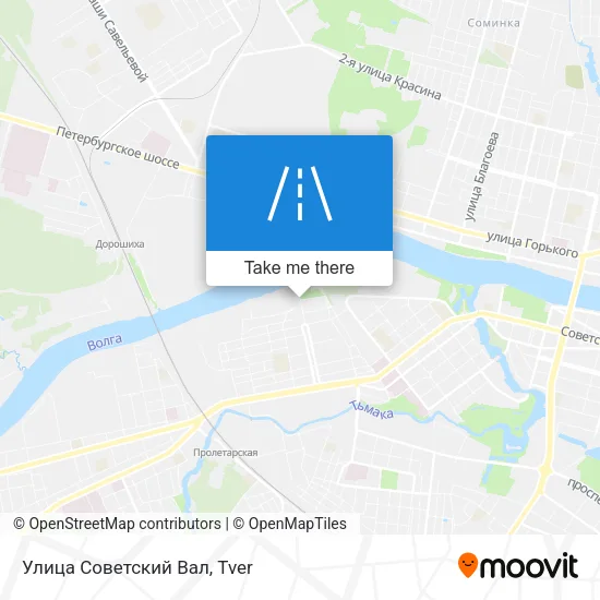 Улица Советский Вал map