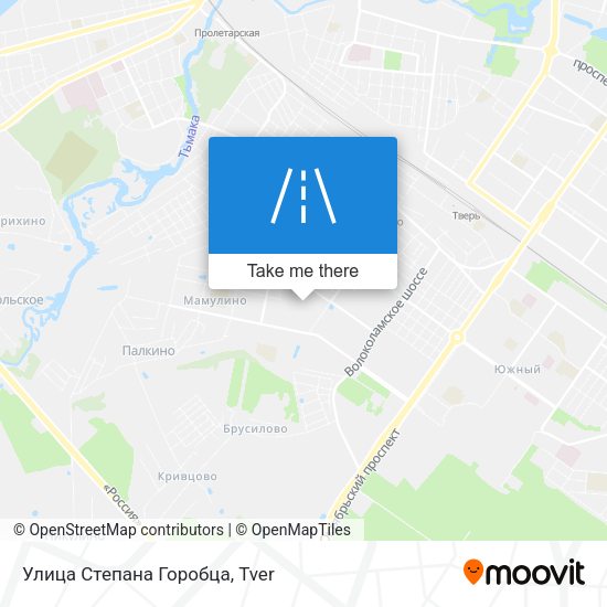Улица Степана Горобца map