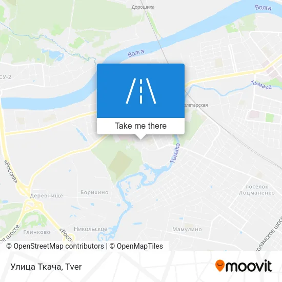 Улица Ткача map