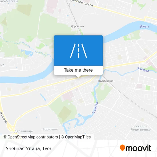 Учебная Улица map