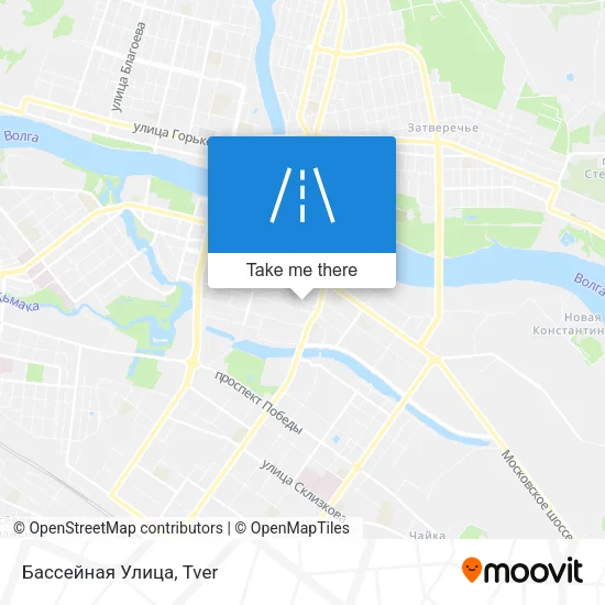 Бассейная Улица map
