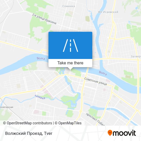Волжский Проезд map